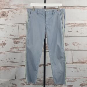 Nili Lotan East Hampton Tape Pant Slate Blue Size 8